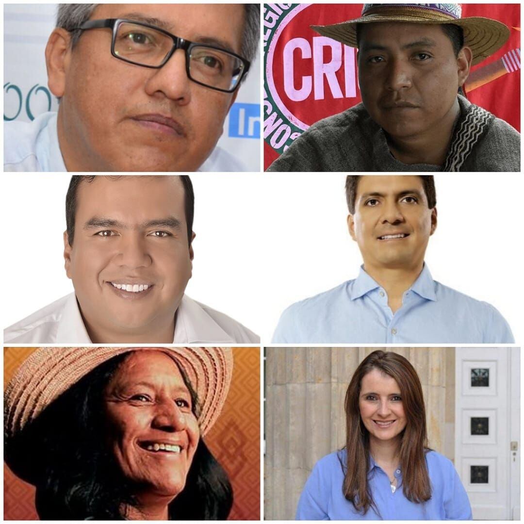 Los nuevos congresistas del departamento del Cauca. Crédito: Cortesía. 