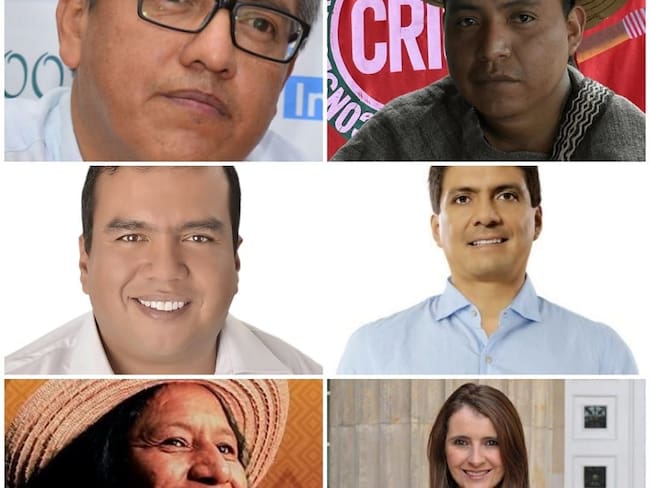 Los nuevos congresistas del departamento del Cauca. Crédito: Cortesía. 