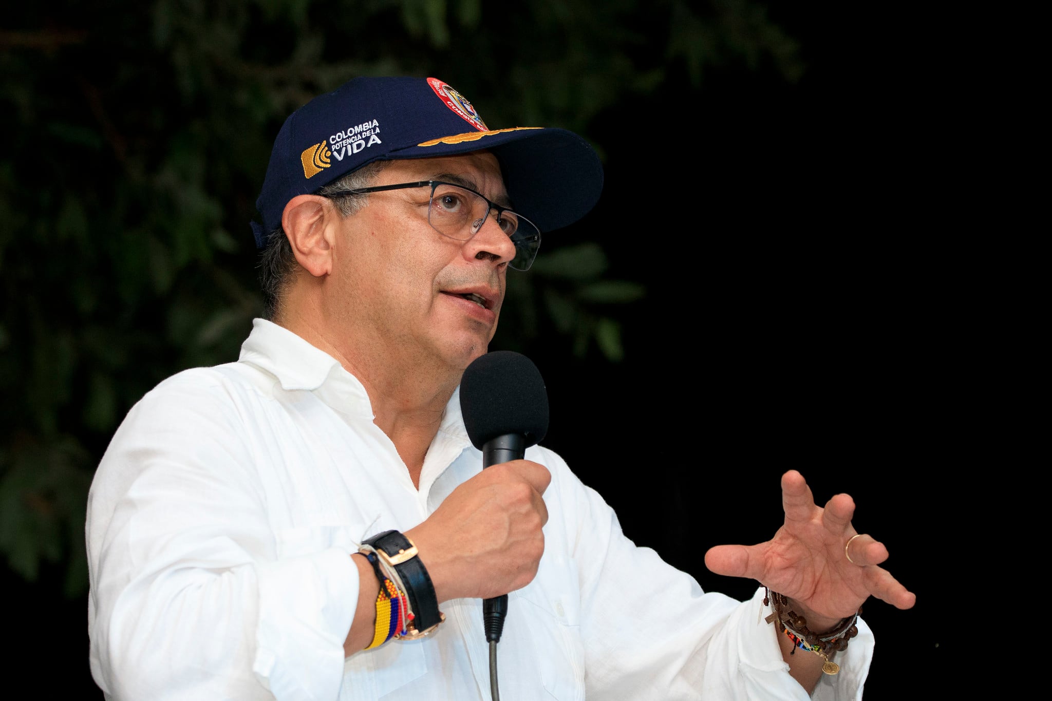 El presidente Gustavo Petro desde Ayapel, Córdoba. Foto: Presidencia de la República.