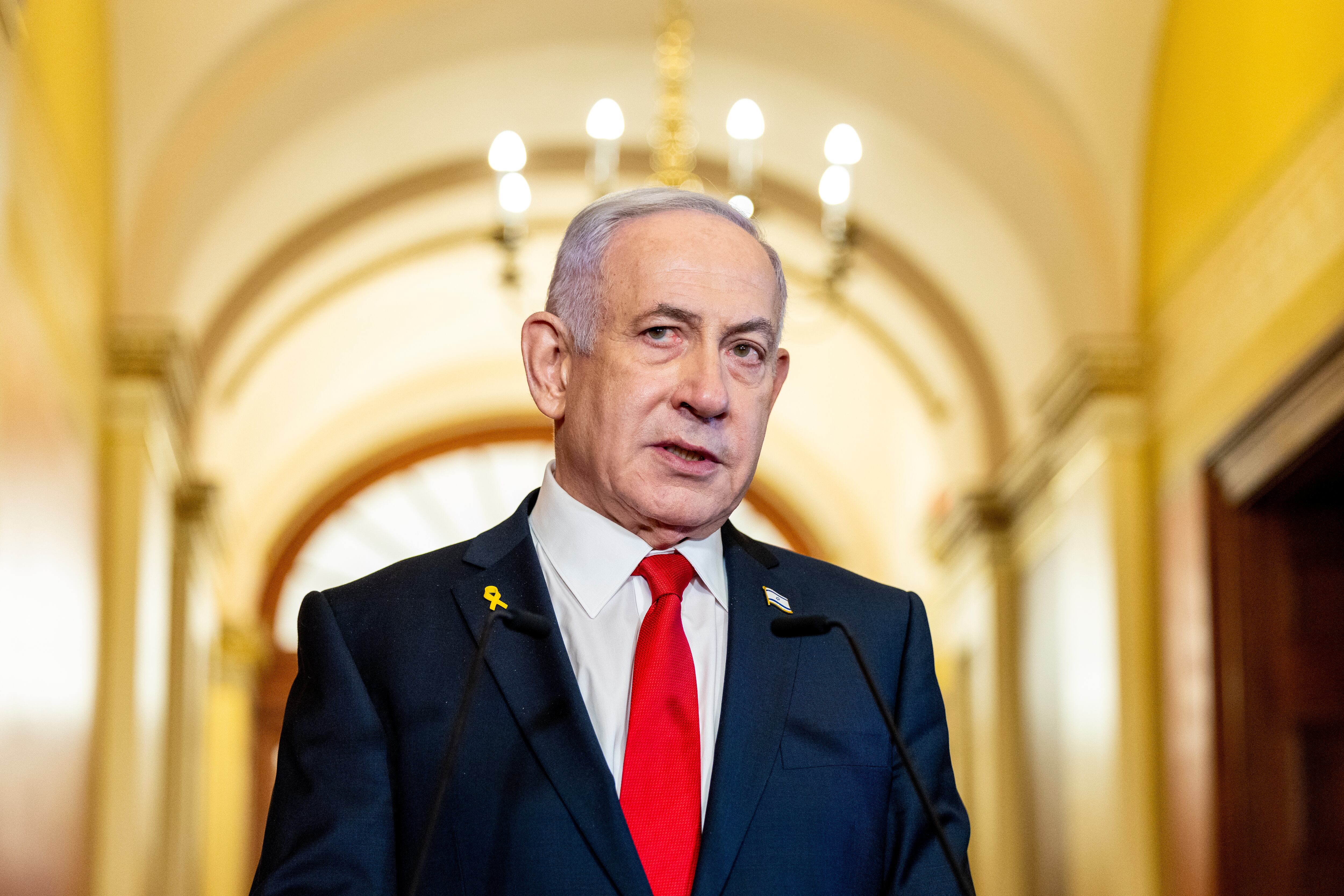 Israeli Prime Minister Benjamin Netanyahu. FOTO: EFE/EPA/SHAWN THEW