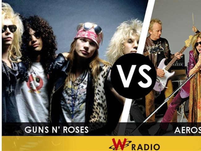 Guns n&#039; Roses y Aerosmith. Foto: Colprensa