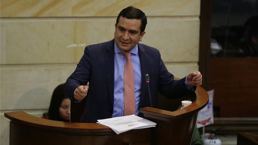 Representante a la Cámara Edward Rodríguez. Foto: Colprensa - Diego Pineda