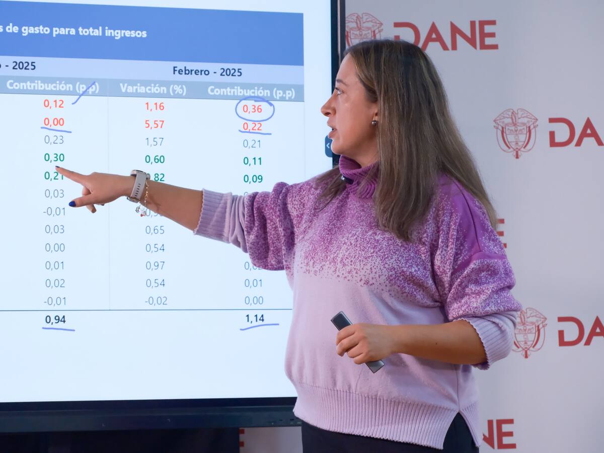 No es que se esté estancando; es el movimiento natural: directora (e) del Dane por inflación