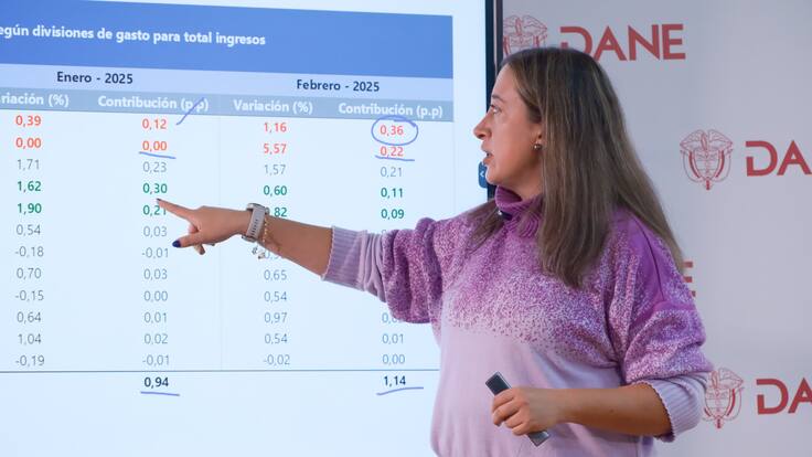No es que se esté estancando; es el movimiento natural: directora (e) del Dane por inflación
