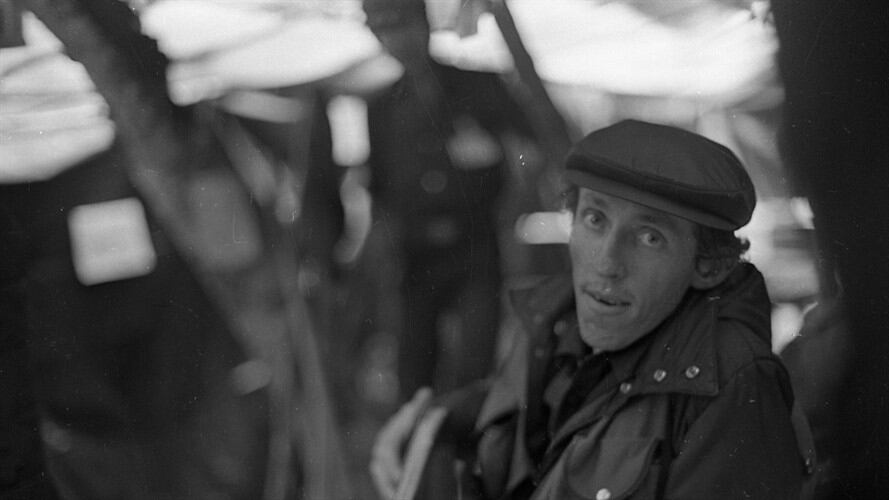 Antonio Navarro, cuando era miembro del M 19. Foto: Colprensa