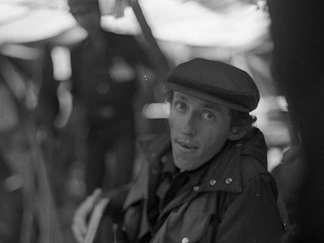 Antonio Navarro, cuando era miembro del M 19. Foto: Colprensa