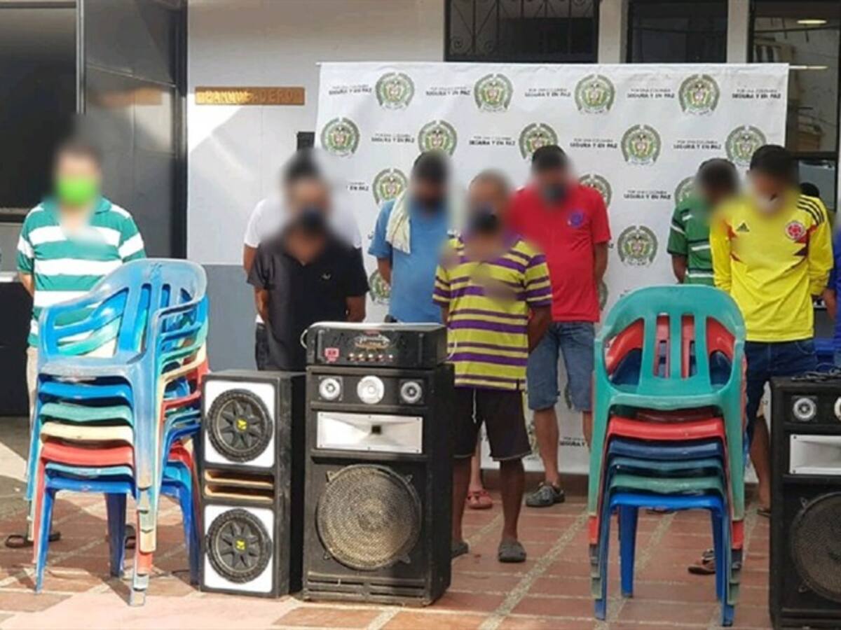 Más de 10 personas detenidas por violar medidas sanitarias en Lorica