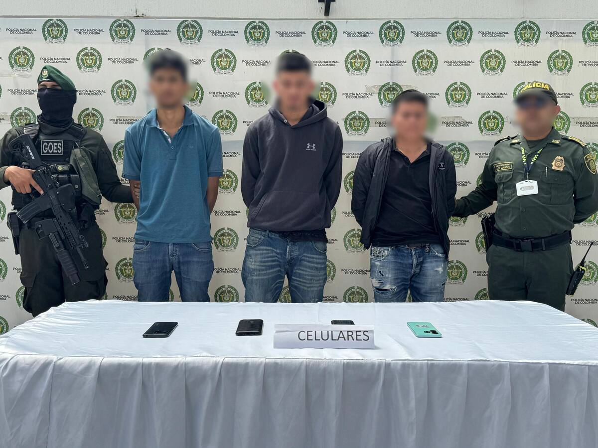 Tres presuntos integrantes de las disidencias de las Farc fueron capturados en Popayán