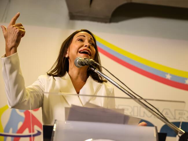 María Corina Machado. Foto: EFE/ Miguel Gutiérrez.