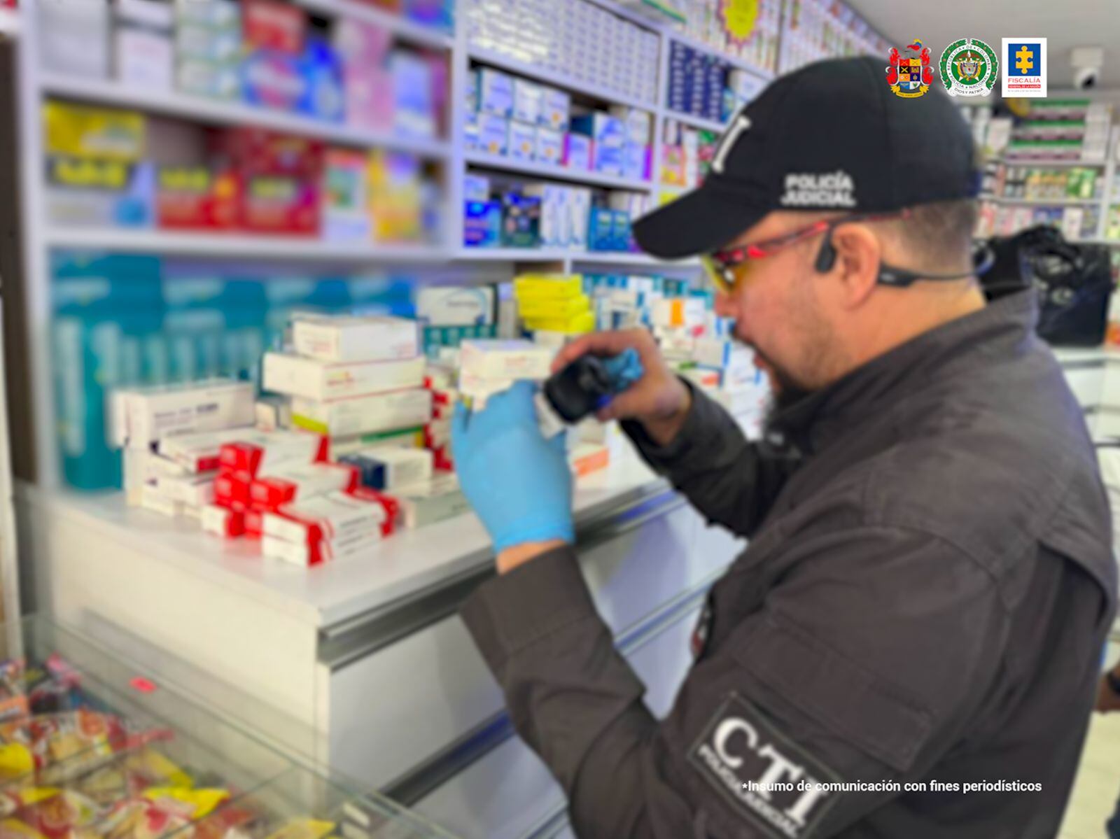 Red criminal adulteraba medicamentos para su comercialización. Foto: Fiscalía.