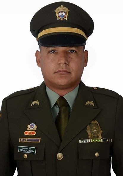 intendente jefe César Portillo. Foto: cortesía Policía Nacional.