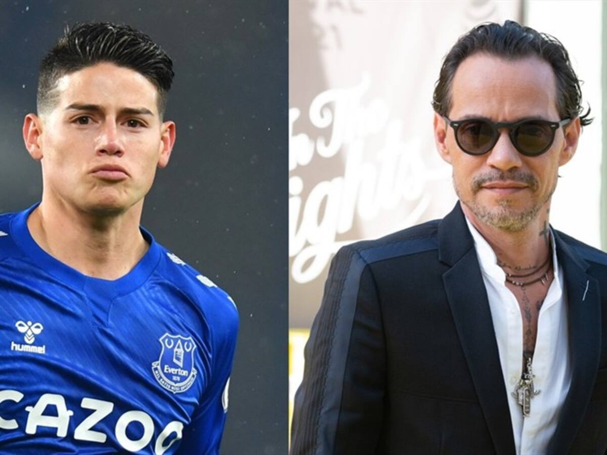 James Rodríguez y Marc Anthony estuvieron muy cerca en juego de beisbol