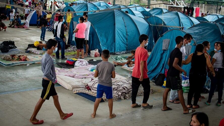 Otros 300 migrantes venezolanos llegaron a Arauca. Foto: Vannessa Jimenez G/NurPhoto via Getty Images