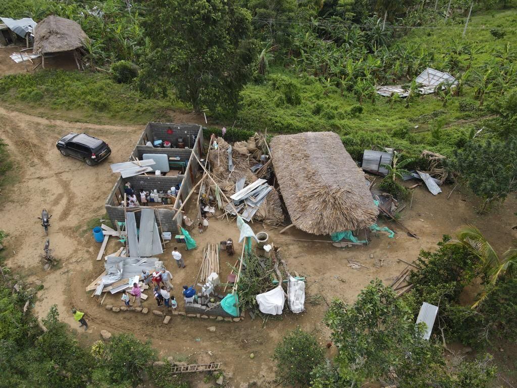 Declaran calamidad pública tras fuerte vendaval en Puerto Escondido, Córdoba. Foto: Alcaldía Puerto Escondido. 