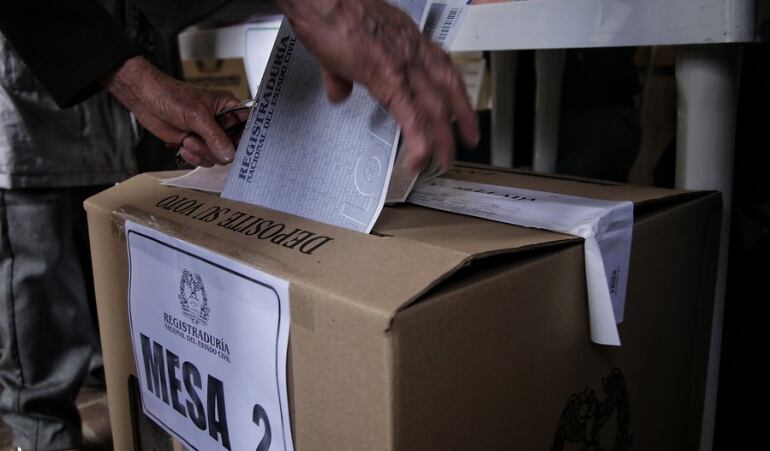 Votaciones. Foto: Colprensa