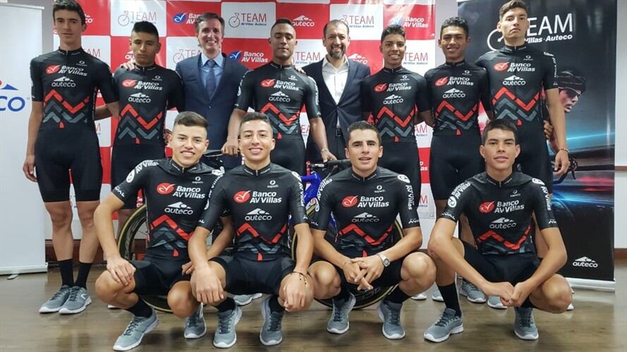Team AV Villas Auteco: unión de dos grandes por el ciclismo colombiano. Foto: Cortesía