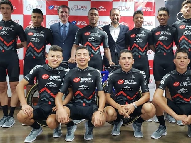 Team AV Villas Auteco: unión de dos grandes por el ciclismo colombiano. Foto: Cortesía