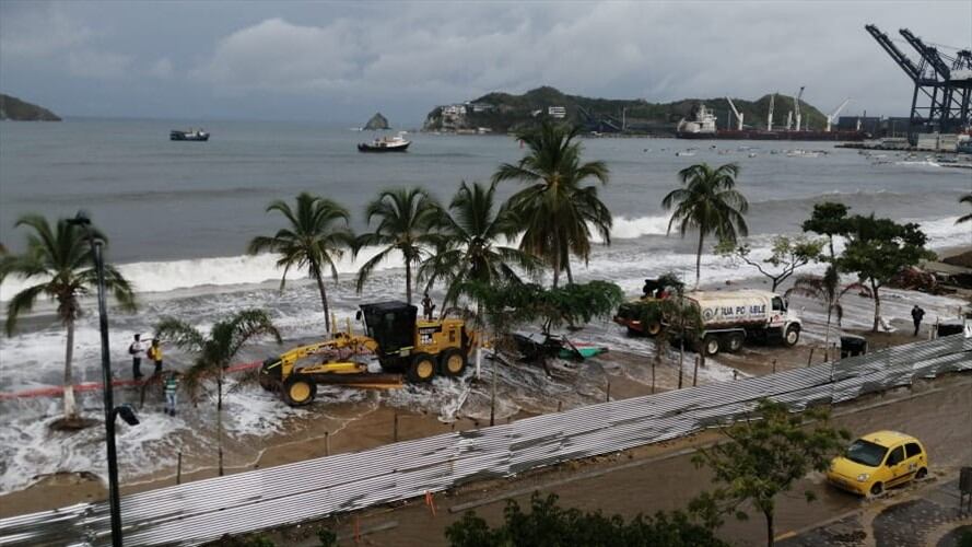 Cerca de 2 mil familias damnificadas deja el paso del huracán Iota en el Magdalena. Foto: Prorodadero