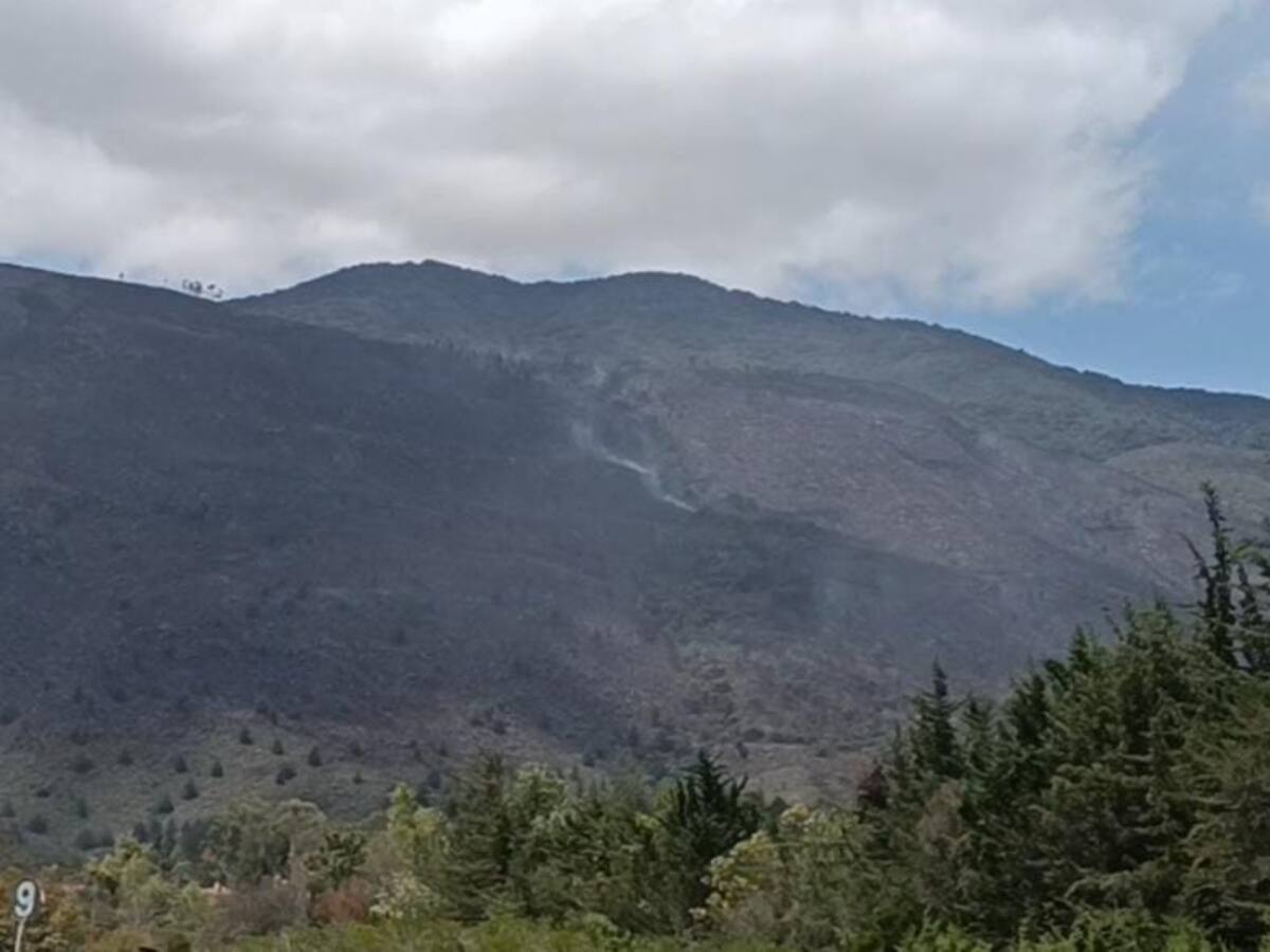 El incendio forestal en Villa de Leyva fue controlado