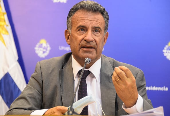 Daniel Salinas, ministro de Salud de Uruguay. Foto: Getty