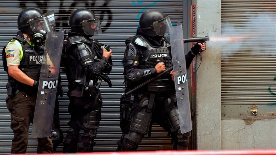 Protestas y toque de queda en Ecuador . Foto: Getty Images