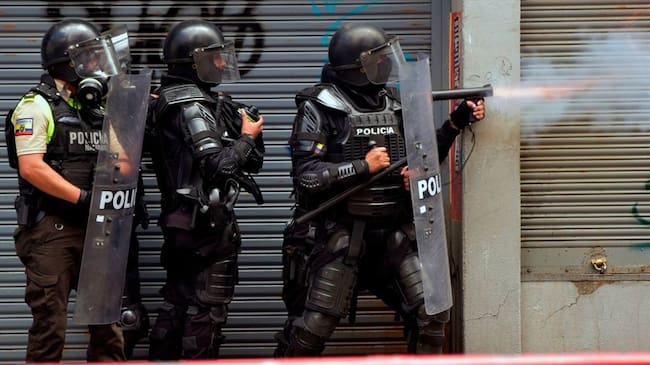Protestas y toque de queda en Ecuador . Foto: Getty Images
