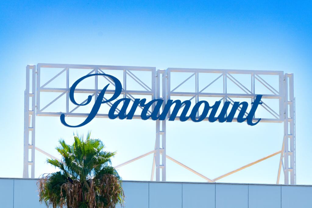 Paramount Global headquarters. (Photo by AaronP/Bauer-Griffin/GC Images)