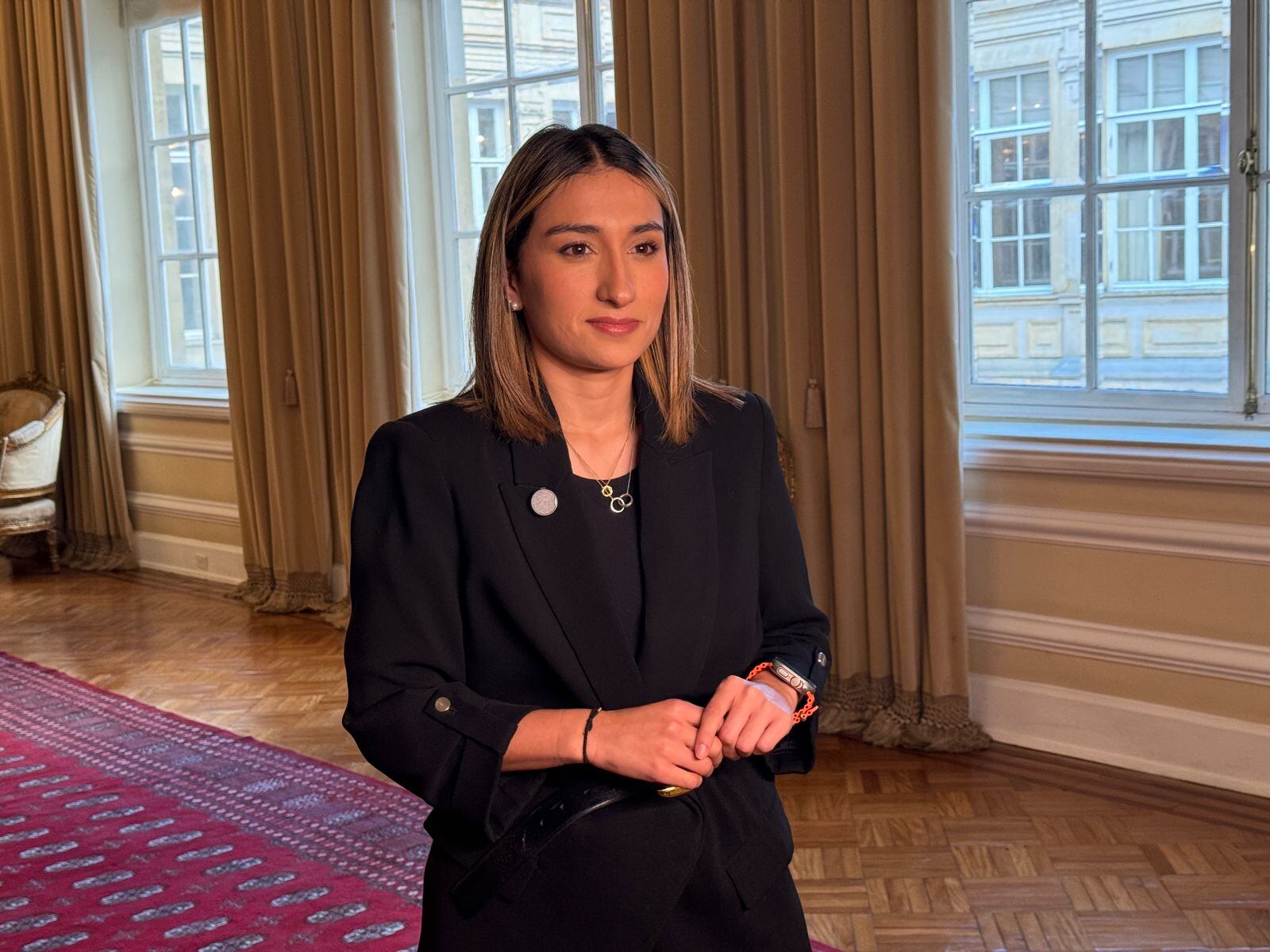 Directora del Departamento Administrativo de la Presidencia, Laura Sarabia. Foto: Dapre.