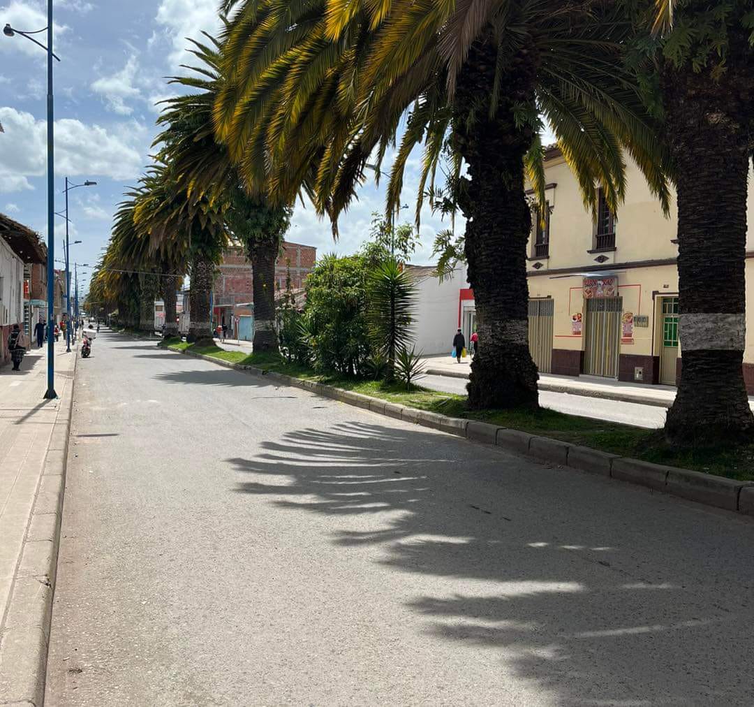 Así se vieron las vías en el municipio de Chiquinquirá, Boyacá, durante la segunda jornada del Día sin carro y sin moto que se cumplió de 7:00 de la mañana a 7:00 de la noche / Foto: Suministrada.