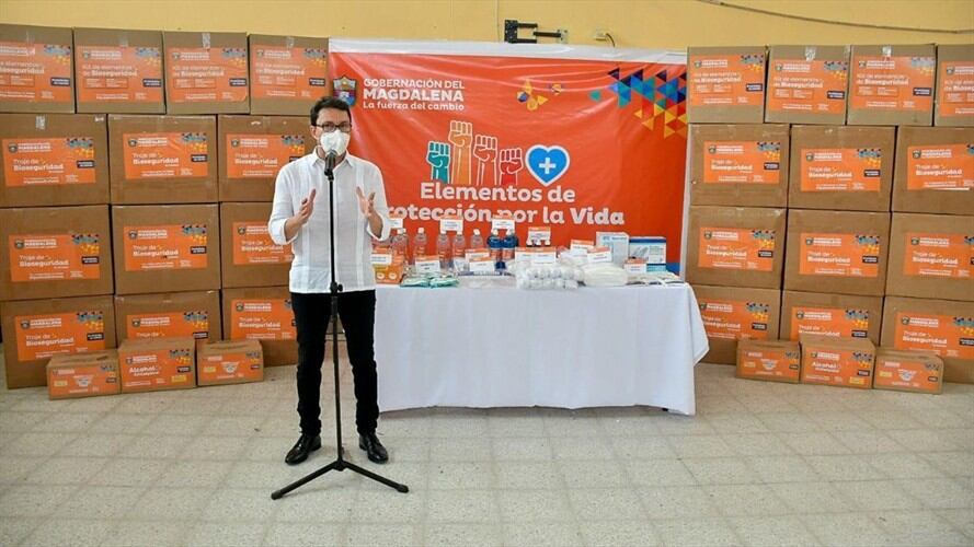 Magdalena adopta nuevas medidas para contrarrestar los efectos del coronavirus. Foto: Cortesía: Gobernación del Magdalena