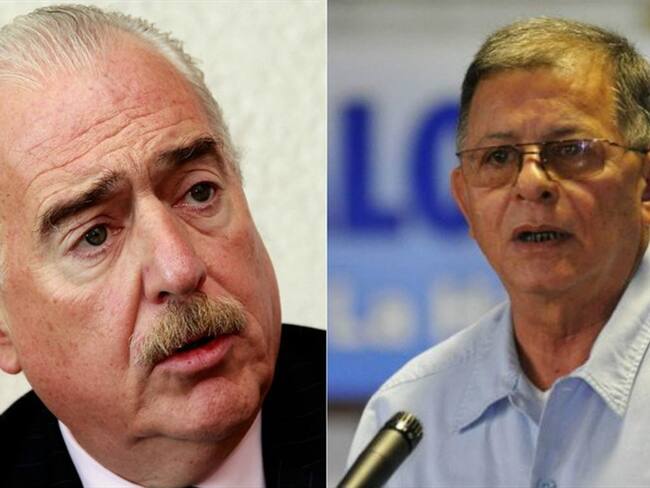 Andrés Pastrana y Rodrigo Granda. Foto: Colprensa