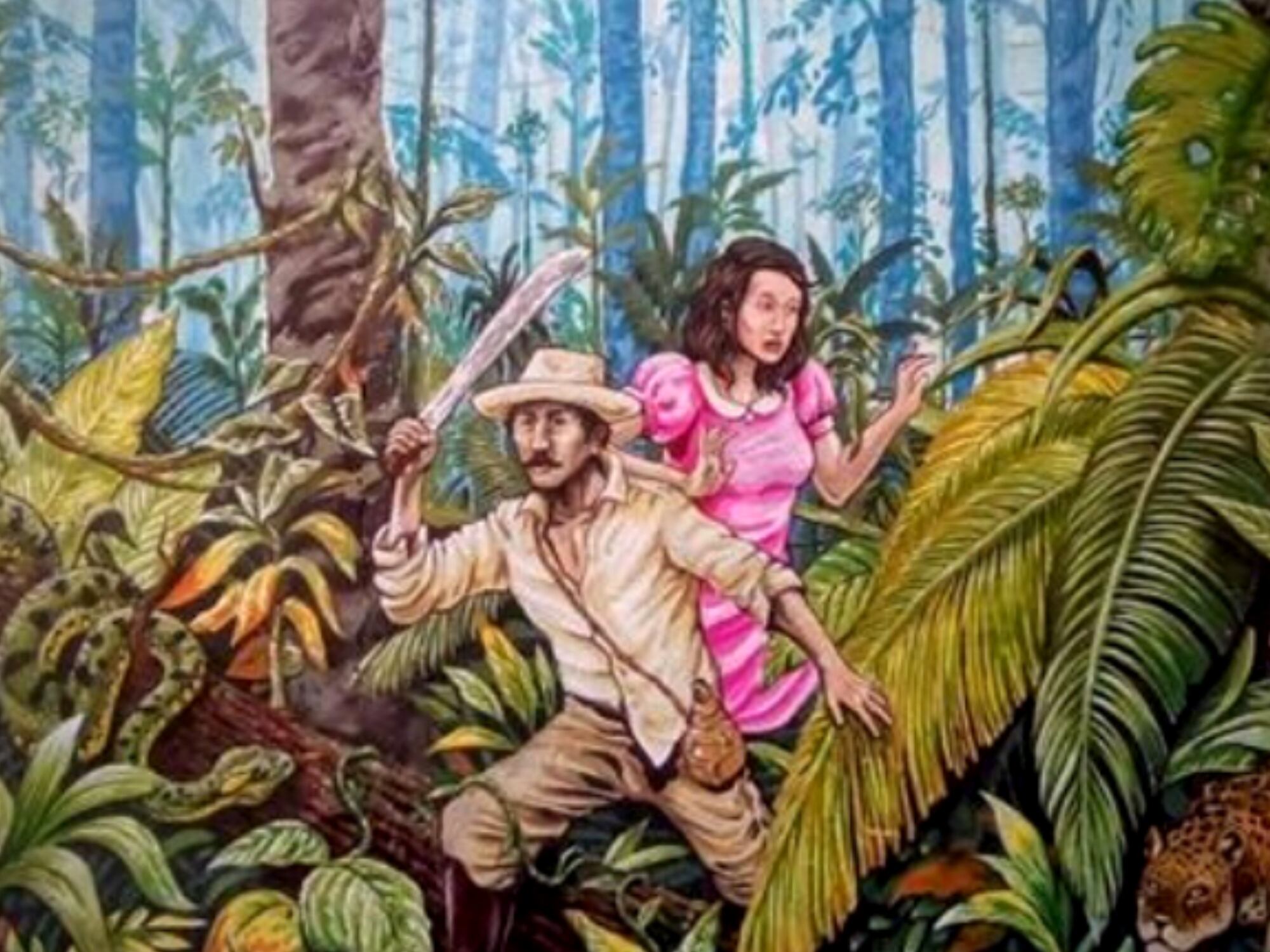 Ilustración del libro 'La Vorágine' | Crédito: Plutón Ediciones