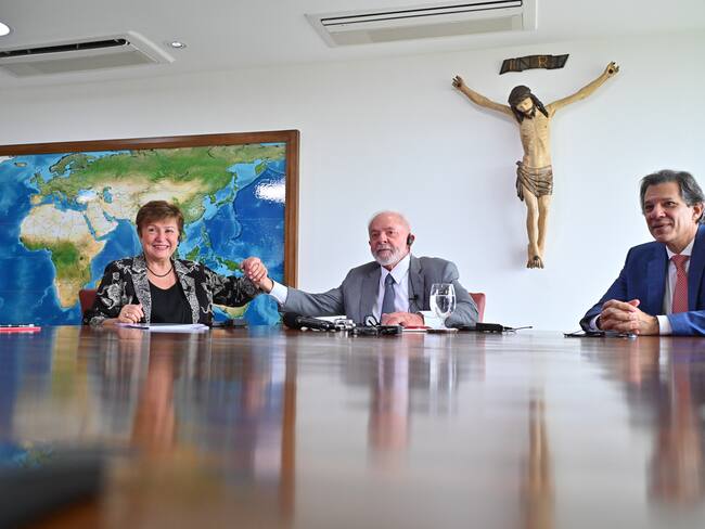 Lula recibió a directora del FMI e insistió en reformar los organismos multilaterales. EFE/ Andre Borges