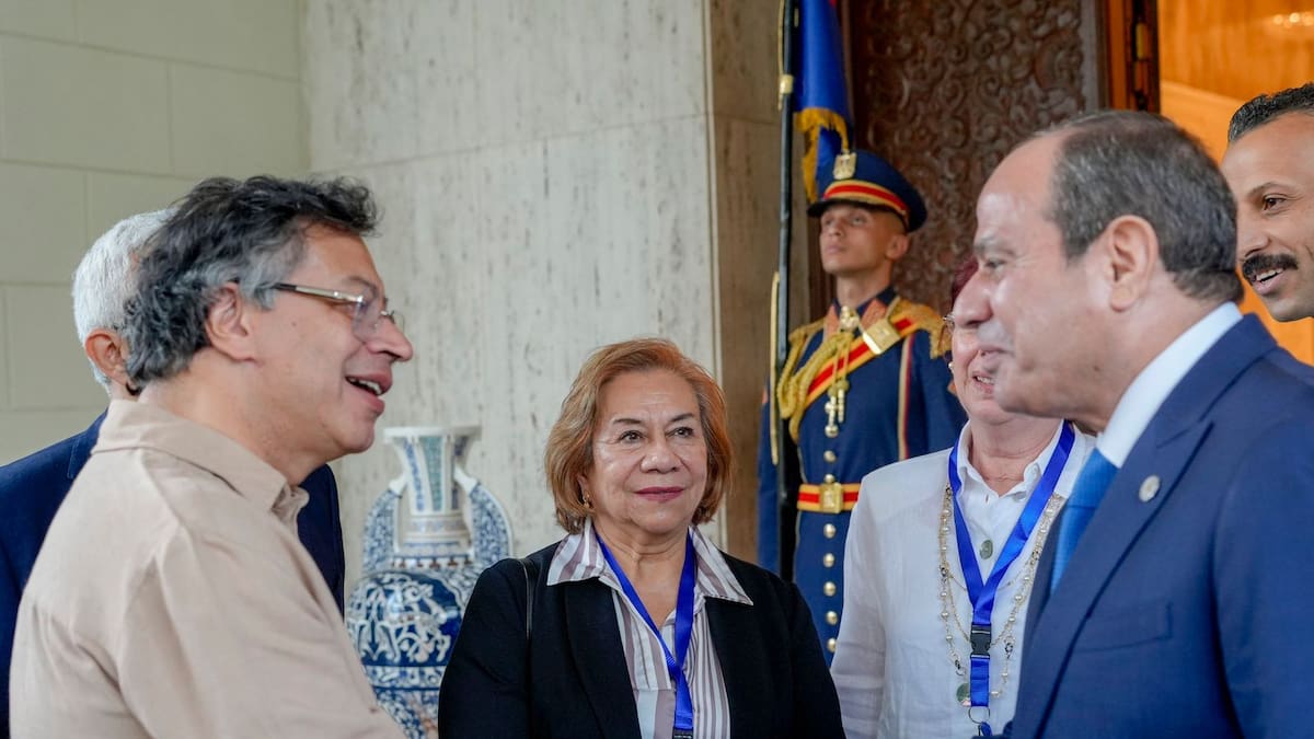 Tras reunión con el presidente de Egipto, Petro anunció cooperación en energía, textiles y seguridad