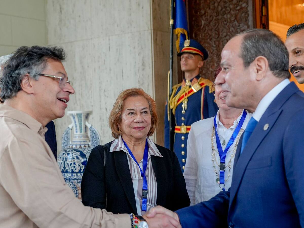 Tras reunión con el presidente de Egipto, Petro anunció cooperación en energía, textiles y seguridad