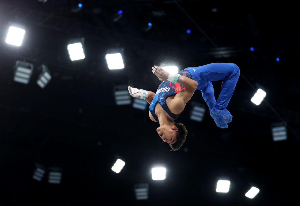 Video: la rutina de Ángel Barajas en barra fija para ganar medalla de plata en JJ. OO.