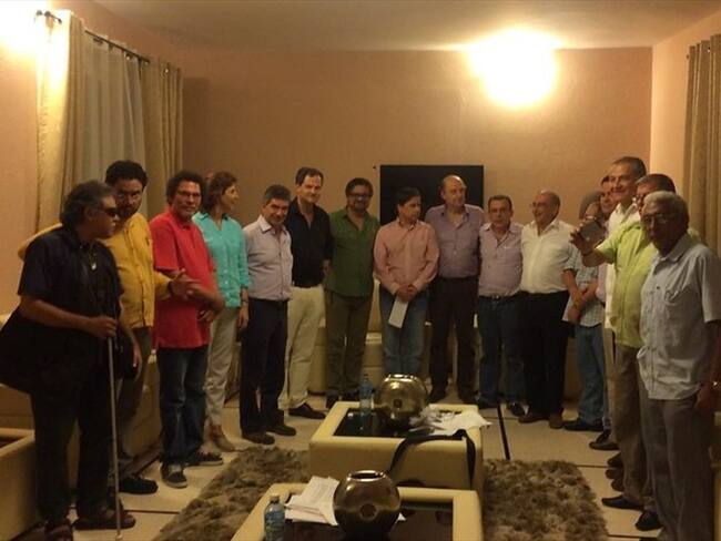 Equipos negociadores del Gobierno y Farc. Foto: Colprensa