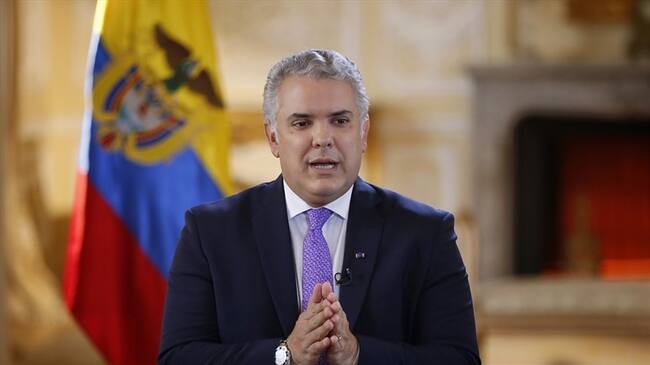 el presidente Iván Duque se comprometió a desarrollar el megaproyecto del Parque San Mateo. Foto: Colprensa - Álvaro Tavera