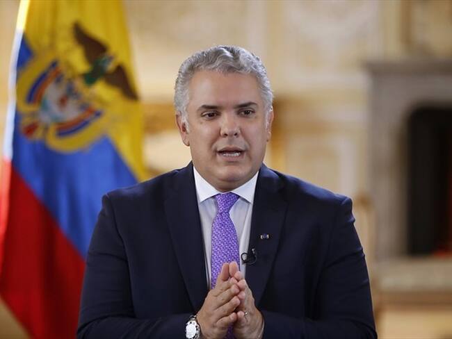 el presidente Iván Duque se comprometió a desarrollar el megaproyecto del Parque San Mateo. Foto: Colprensa - Álvaro Tavera