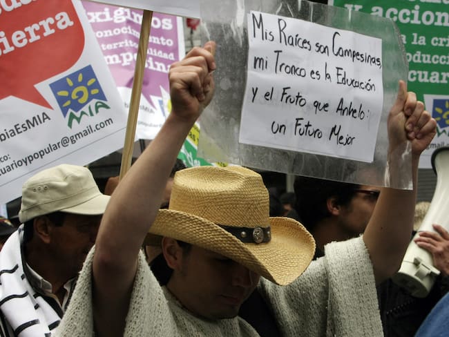 Paro agrario 2013. Foto: GettyImages