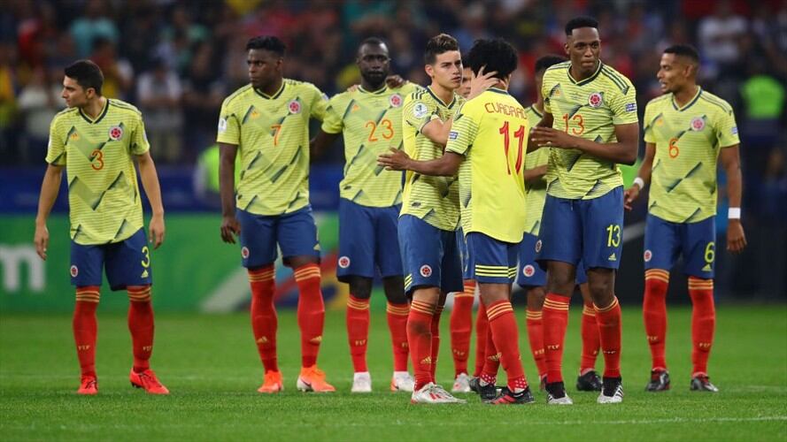 Jugadores de la Selección Colombia expresan su apoyo por la situación del país. Foto: Getty Images