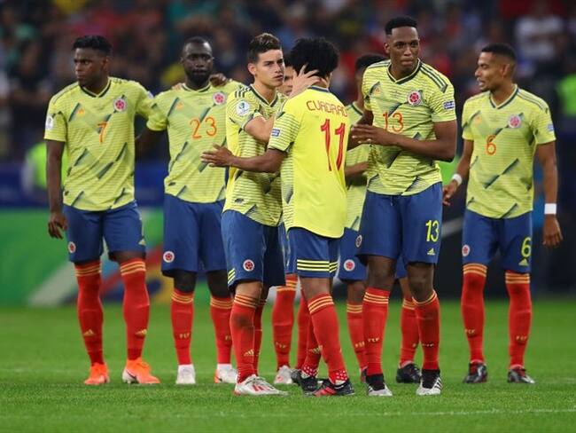 Jugadores de la Selección Colombia expresan su apoyo por la situación del país. Foto: Getty Images