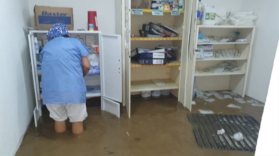 Cuatrocientas familias damnificadas deja desbordamiento de río en Guachaca, Magdalena. Foto: Cortesía