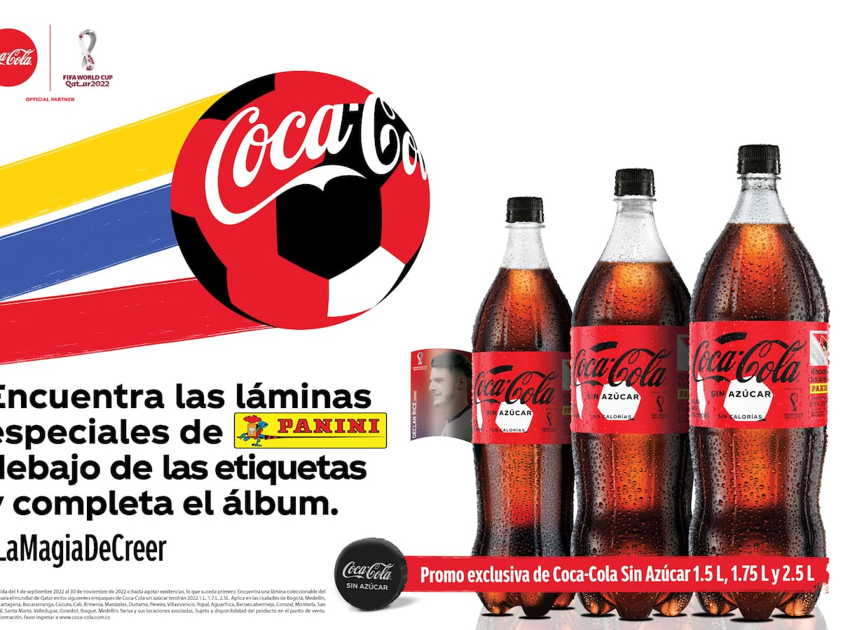 Coca-Cola lanza alianza con Panini para terminar de llenar el álbum del mundial