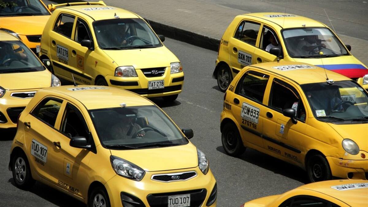 Taxistas anunciaron nueva jornada de paro en Bogotá