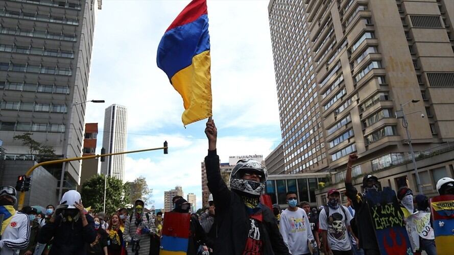 Alejandro Rodríguez, coordinador Plataforma GRITA, explicó en Sigue La W cuál es el consolidado que entregan sobre heridos, fallecidos y desaparecidos. . Foto: Colprensa - Camila Díaz