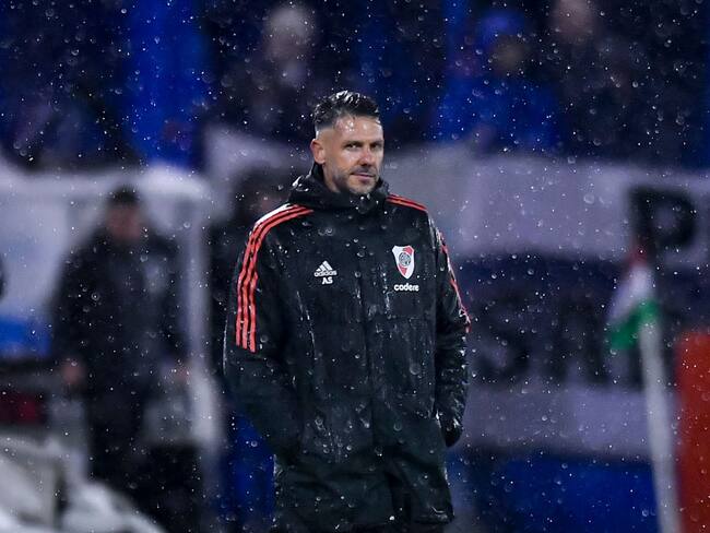 Martín Demichelis, entrenador de River Plate. Foto: Getty Images.
