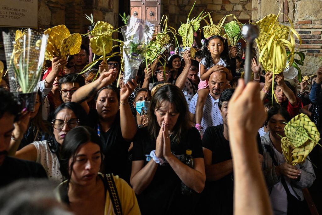 Domingo de Ramos en Colombia. Foto: Getyy Images.
