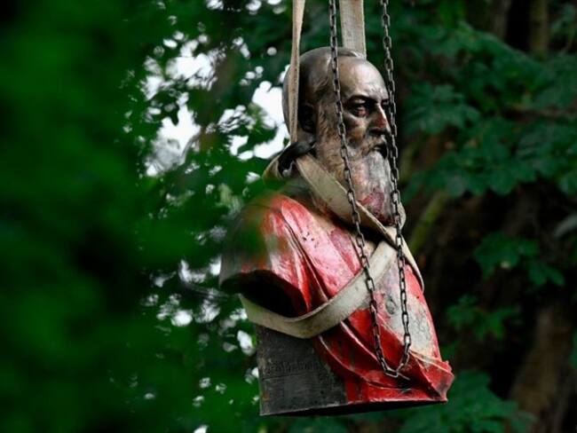¿Deben tumbarse las estatuas de personajes con una historia cuestionable?. Foto: Getty Images