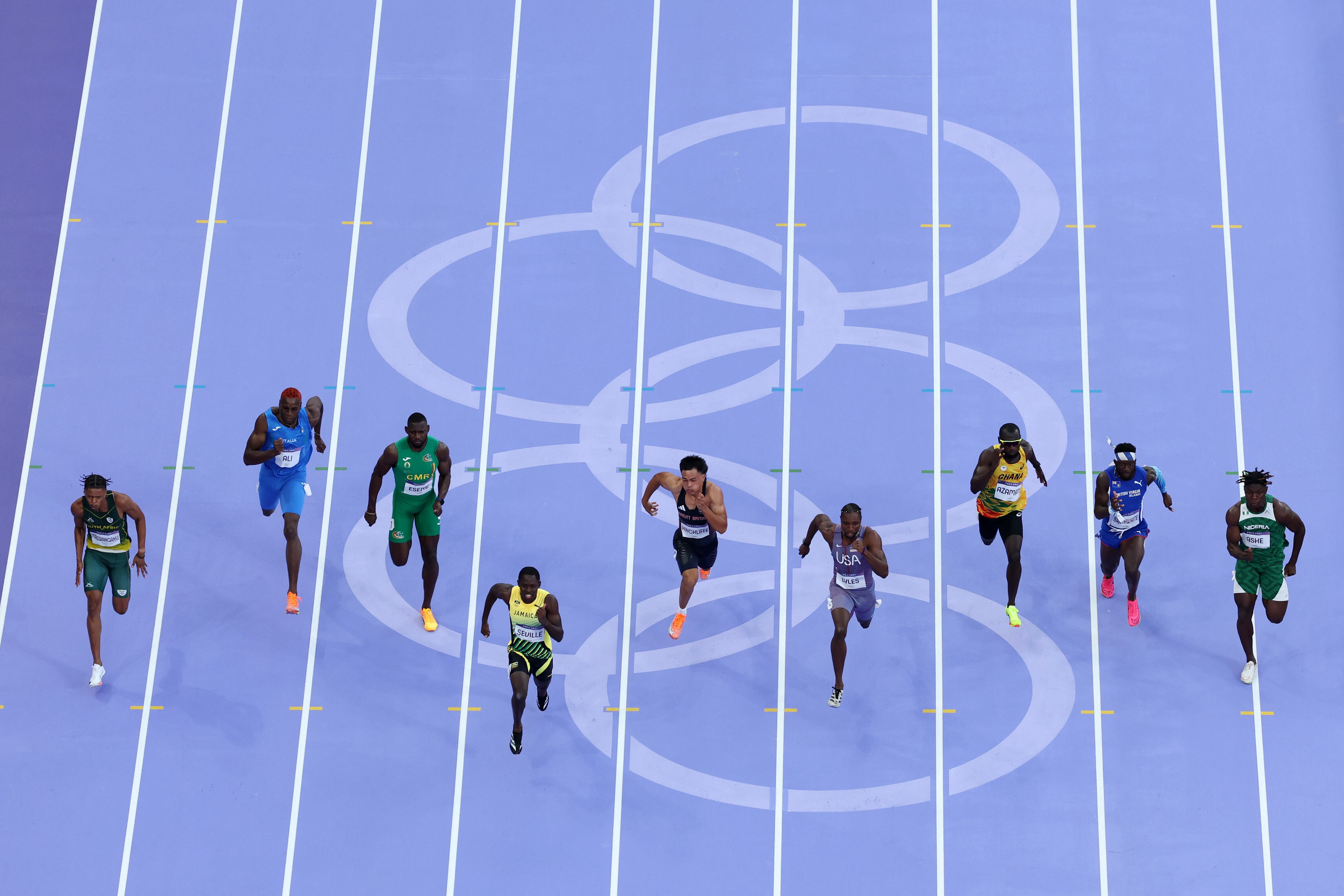 Final 100 metros planos Juegos Olímpicos París 2024 | Foto: GettyImages